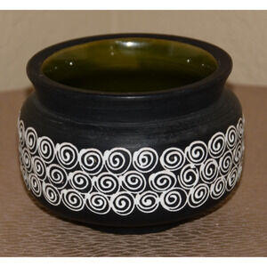 Bitossi Aldo Londi Rosenthal Netter Mid-Century Italian Pottery Art Decor Bowl